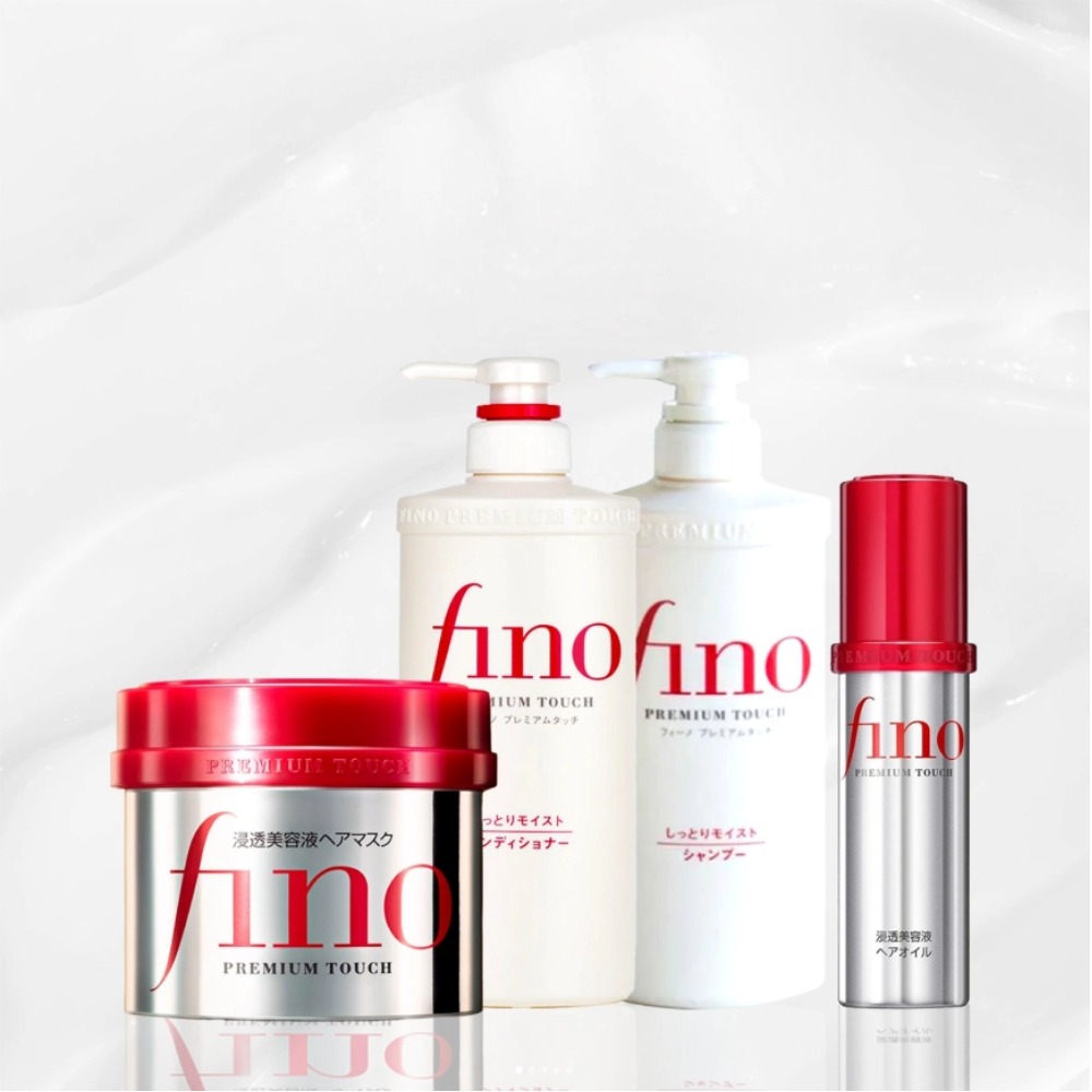Hair Care For Dry And Frizzy Hair - شامبو فينو للعناية بالشعر، بلسم، ماسك