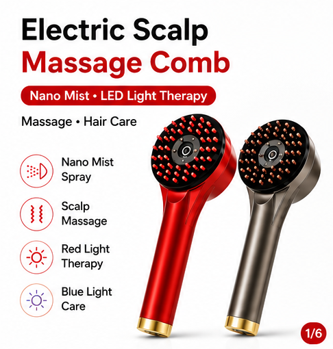 Hair Care Homemade - فرشاة تدليك فروة الرأس الكهربائية 4