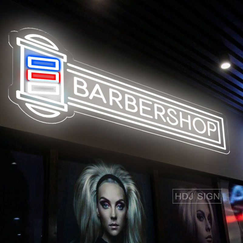 Hair Care Logo - مخصص صالون الشعر LED النيون تسجيل
