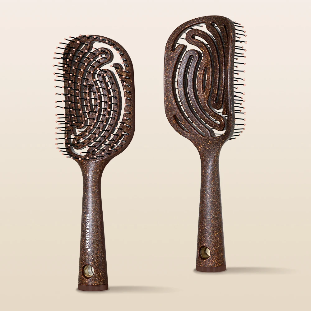 Hair Care Gift - مشط تدليك الشعر بشعيرات نايلون، فرشاة