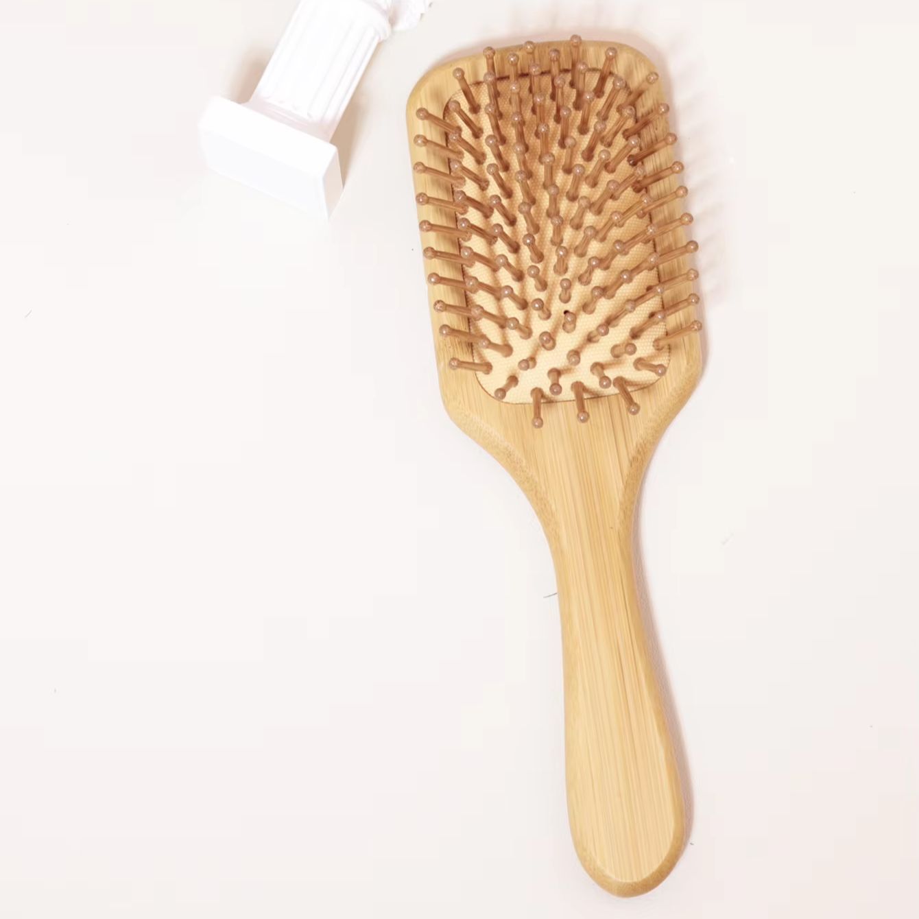 مشط خشبي طبيعي من الخيزران بوس - مراجعة Bamboo Hair Brush وسعره