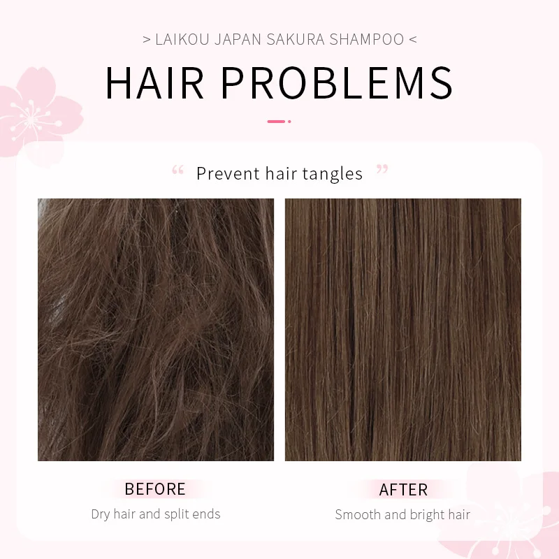 شامبو ساكورا ياباني من LAIKOU  - مراجعة Hair Care In Japan وسعره