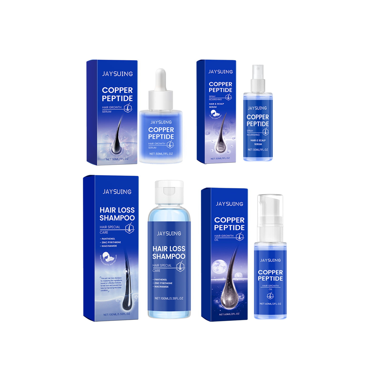 النحاس الببتيد شامبو نمو الشعر - مراجعة Hair Care Hair Serum وسعره