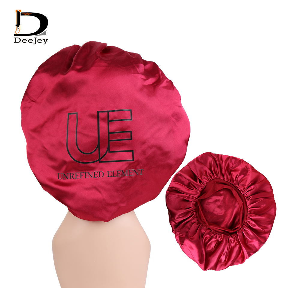 قبعات نوم من الساتان مزدوجة ال - مراجعة Hair Care Logo وسعره