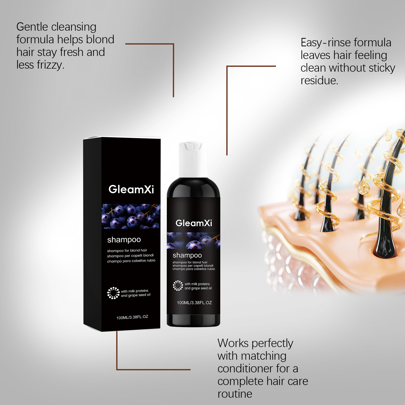 شامبو جليم إكس لحماية لون الشع - مراجعة Hair Care For Dry And Frizzy Hair وسعره