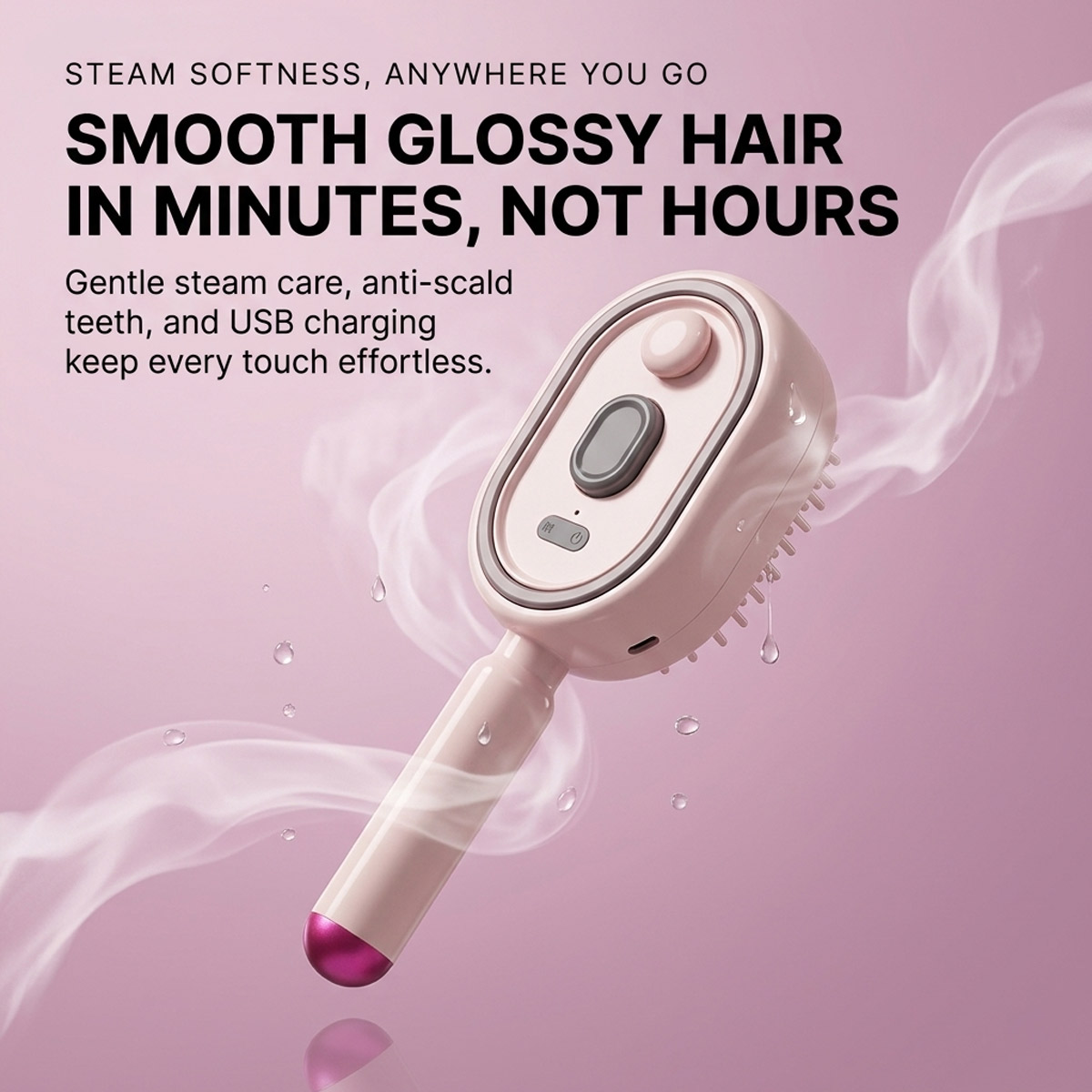 مشط شعر كهربائي ذاتي التنظيف م - مراجعة Hair Care Gift وسعره