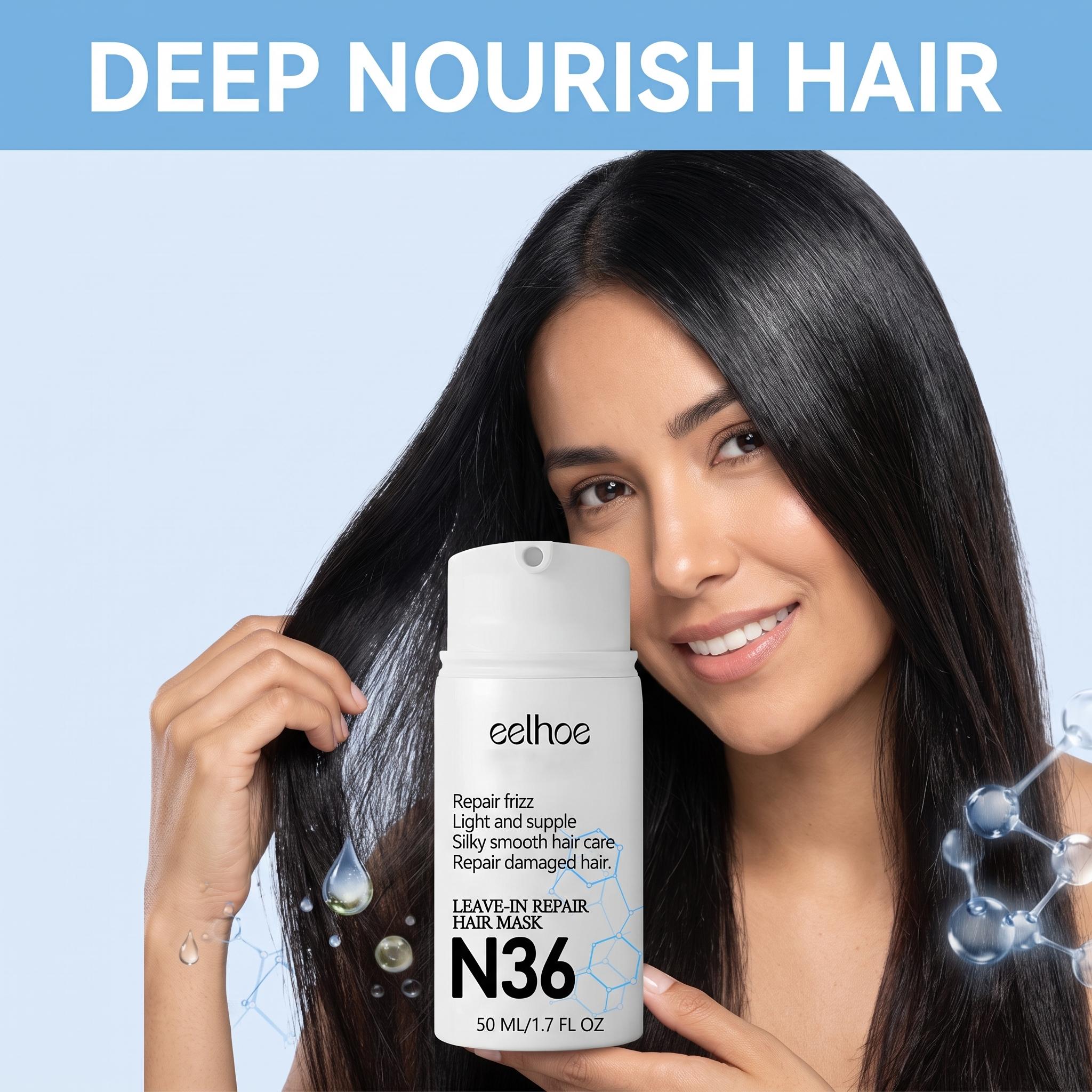 قناع إصلاح الشعر الذي يُترك عل - مراجعة Hair Care For Dry And Frizzy Hair وسعره