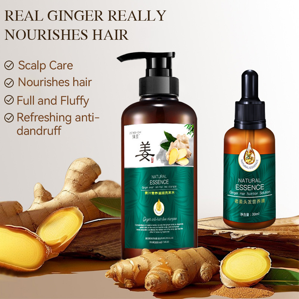 الزنجبيل نمو الشعر زيت طبيعي ش - مراجعة Hair Care For Dry And Frizzy Hair وسعره