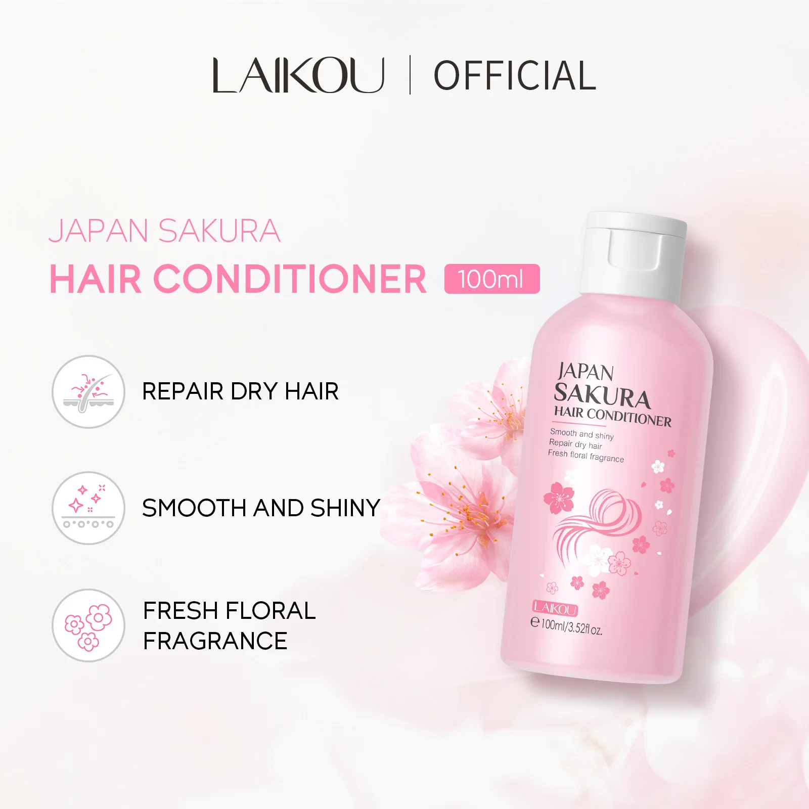 LAIKOU اليابان ساكورا شامبو أو - مراجعة Hair Care In Japan وسعره