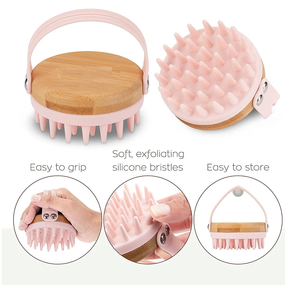 جديد فروة الرأس مدلك الشامبو ف - مراجعة Bamboo Hair Brush وسعره