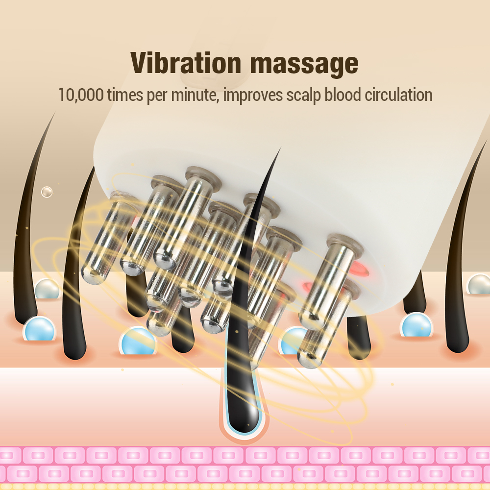 مشط تدليك الرأس بالاهتزاز الكه - مراجعة Hair Care Oil وسعره