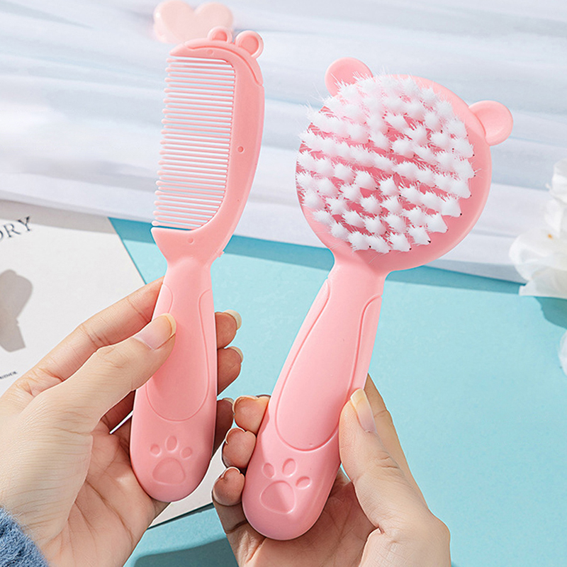 طقم فرشاة ومشط شعر للأطفال الر - مراجعة Hair Care Gift وسعره