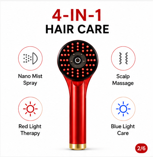 فرشاة تدليك فروة الرأس الكهربا - مراجعة Hair Care Homemade وسعره