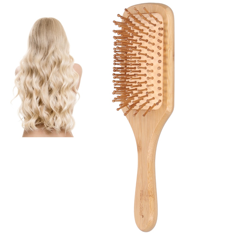 فرشاة شعر من الخيزران لطيفة عل - مراجعة Bamboo Hair Brush وسعره