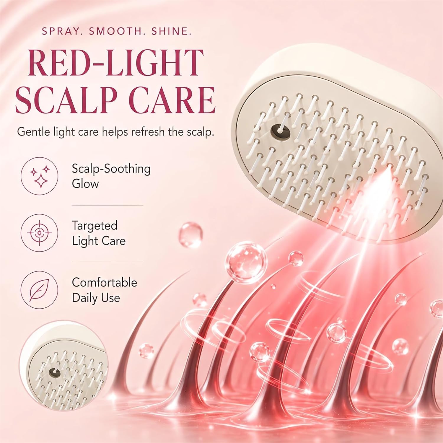 مشط تدليك متعدد الوظائف، مدلك  - مراجعة Hair Care Gift وسعره