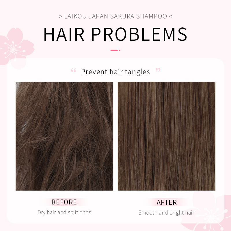 LAIKOU اليابان ساكورا شامبو إص - مراجعة Hair Care In Japan وسعره
