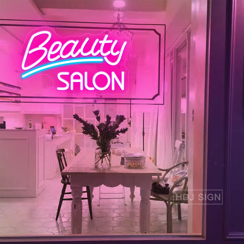 مخصص صالون الشعر LED النيون تس - مراجعة Hair Care Logo وسعره