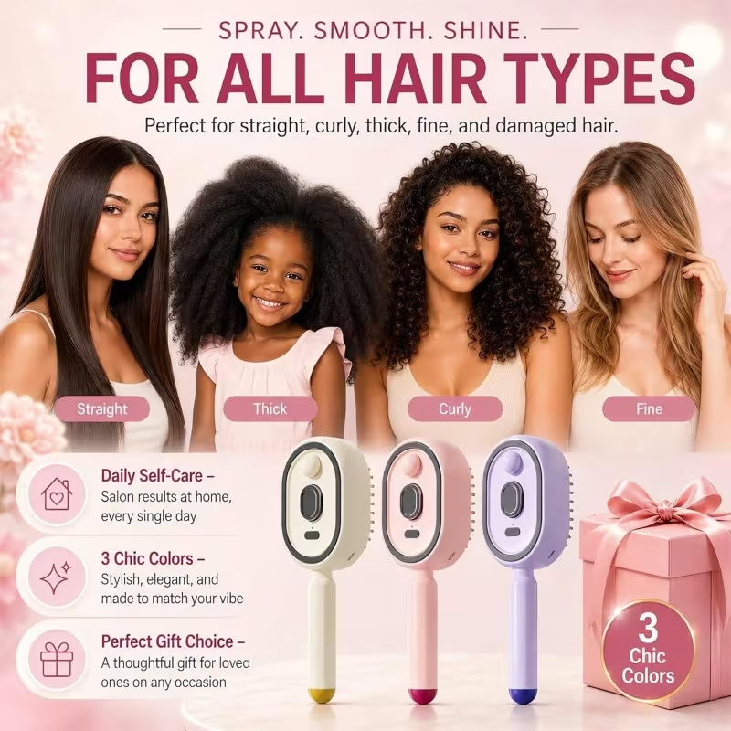 مشط تدليك كهربائي بالهواء المض - مراجعة Hair Care Oil وسعره