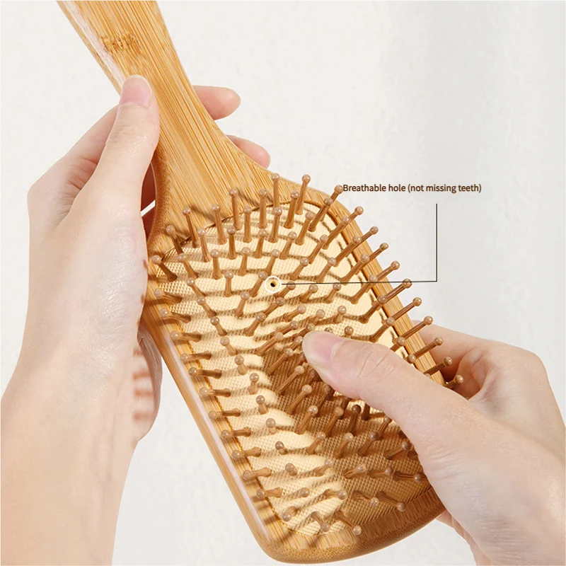 فرشاة شعر من الخيزران للنساء،  - مراجعة Bamboo Hair Brush وسعره