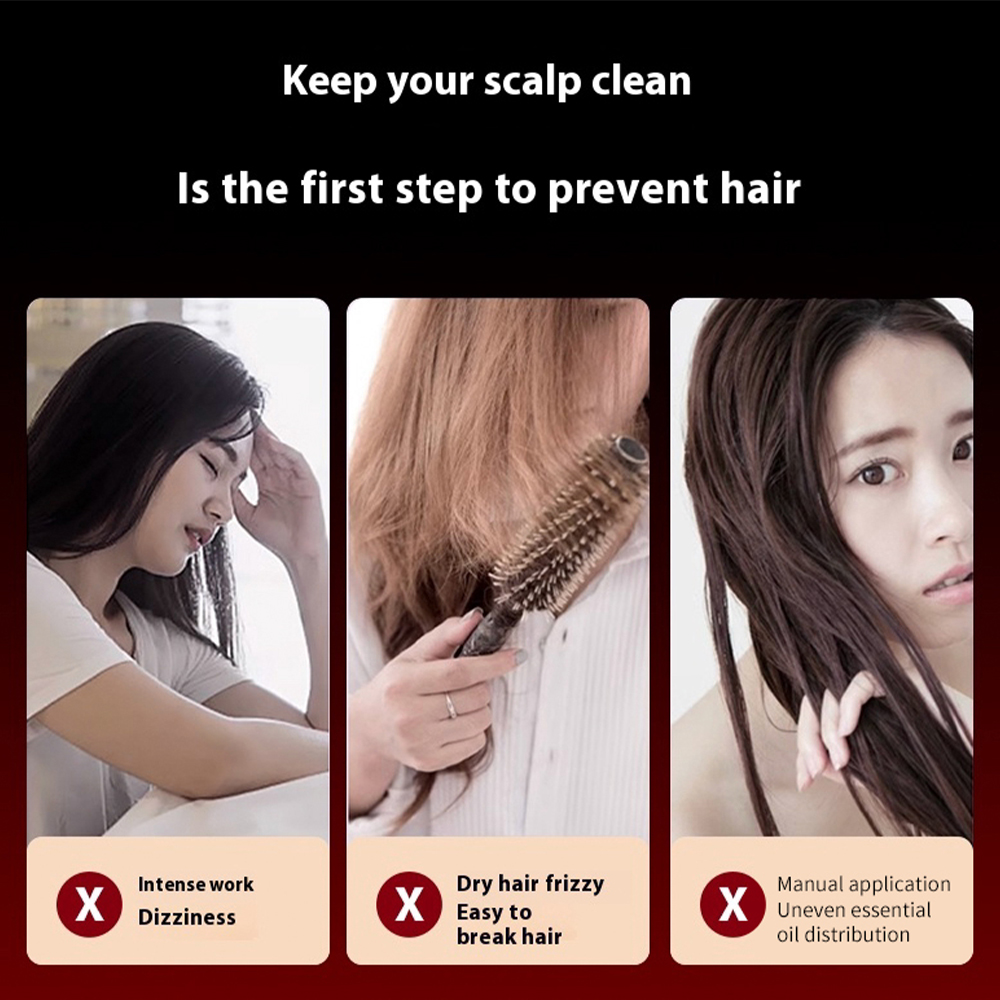 مشط تدليك كهربائي بالاهتزاز مع - مراجعة Hair Care Oil وسعره