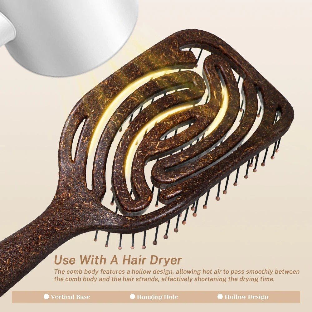 مشط تدليك الشعر بشعيرات نايلون - مراجعة Hair Care Gift وسعره