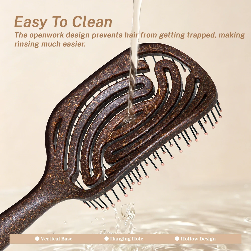 مشط تدليك الشعر بشعيرات نايلون - مراجعة Hair Care Gift وسعره
