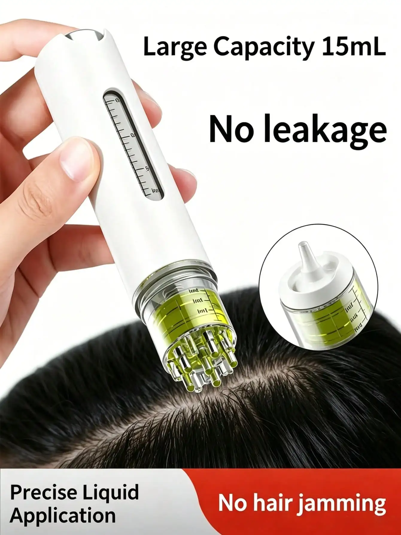 مشط تدليك فروة الرأس المحمول ب - مراجعة Hair Care Hair Serum وسعره