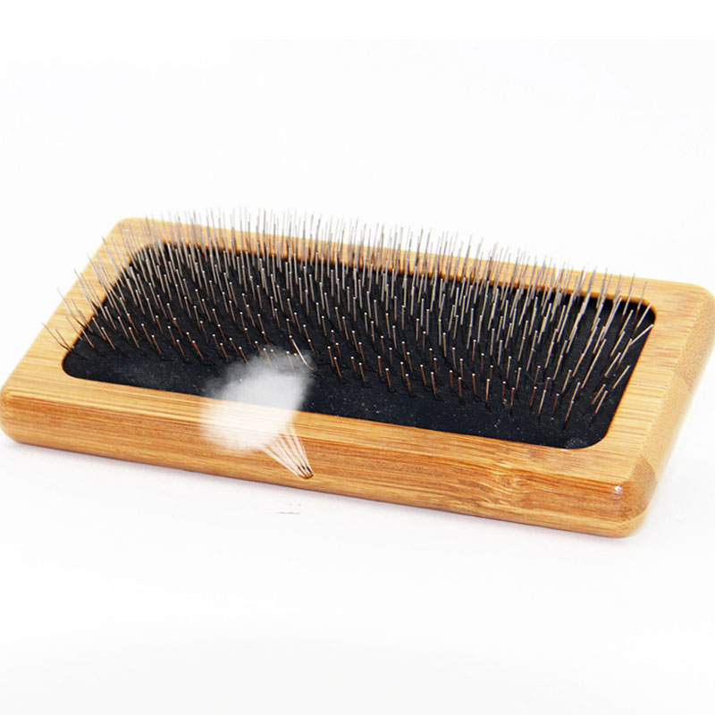 كلب فرشاة الخيزران مشط ذرف الش - مراجعة Bamboo Hair Brush وسعره